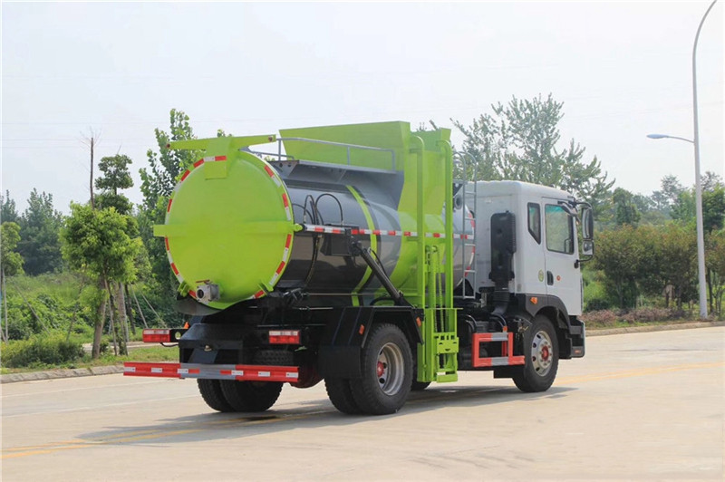 東風8.5方餐廚垃圾車(圓罐)