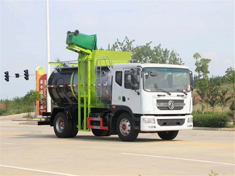 東風8.5方餐廚垃圾車(圓罐)